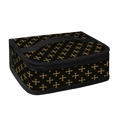 Cross Orthodox Pattern Print Small Lunch Bag