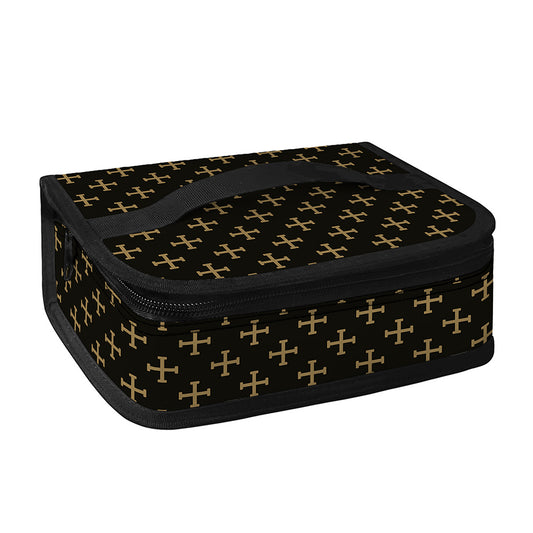 Cross Orthodox Pattern Print Small Lunch Bag