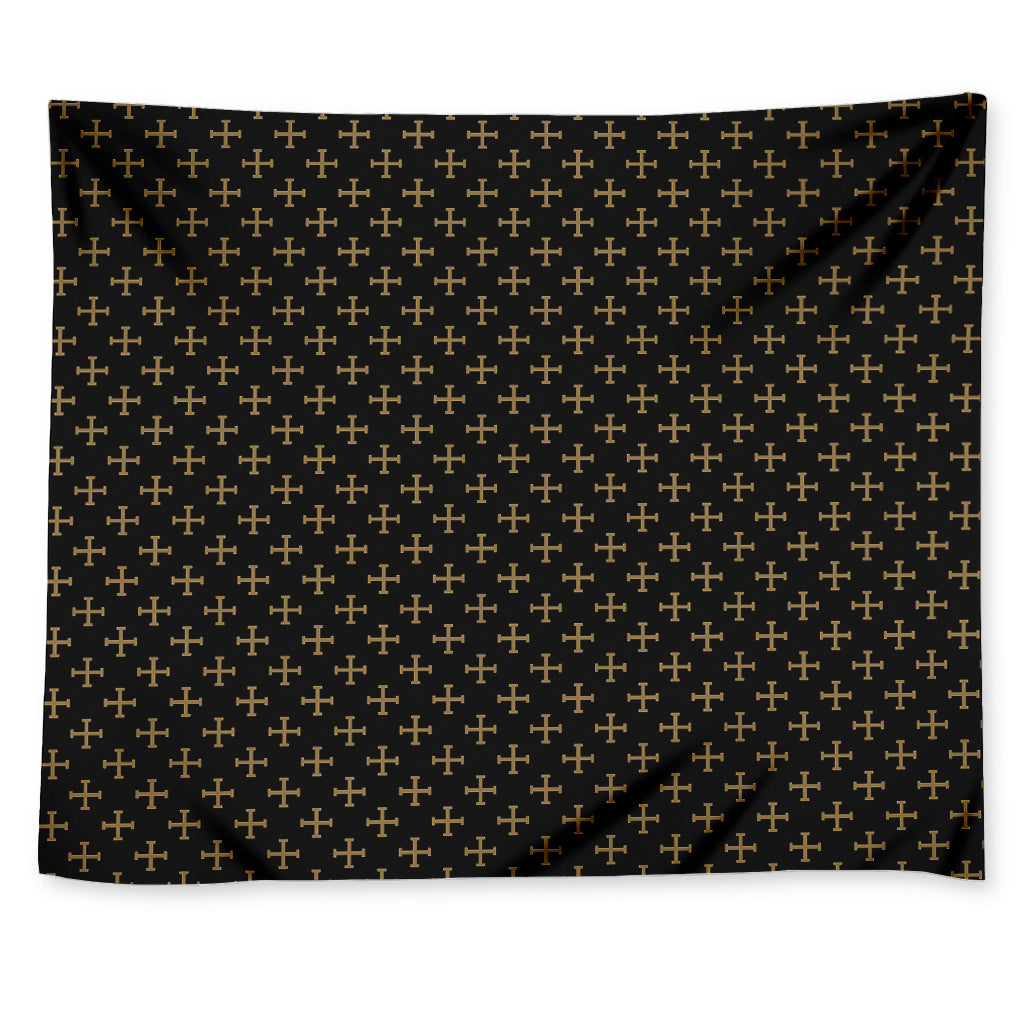 Cross Orthodox Pattern Print Tapestry