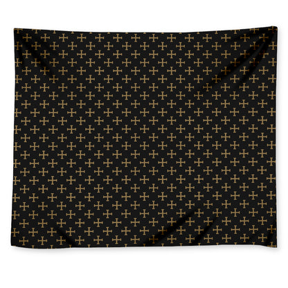 Cross Orthodox Pattern Print Tapestry