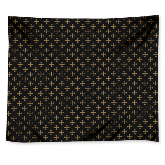 Cross Orthodox Pattern Print Tapestry