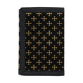 Cross Orthodox Pattern Print Trifold Wallet