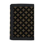 Cross Orthodox Pattern Print Trifold Wallet