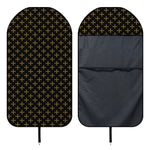 Cross Orthodox Pattern Print Waterproof Car Seat Cover