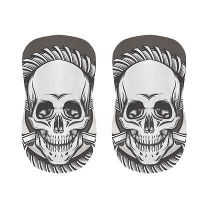 Cross Piston Mechanic Skull Print Bar Stool Covers
