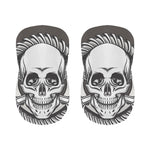 Cross Piston Mechanic Skull Print Bar Stool Covers