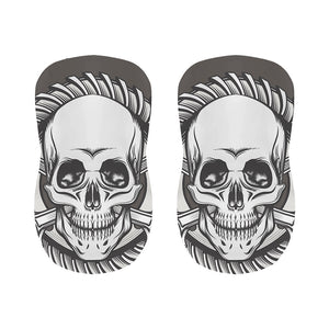 Cross Piston Mechanic Skull Print Bar Stool Covers