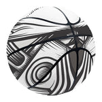 Cross Piston Mechanic Skull Print Basketball