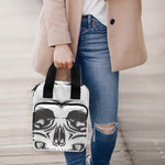 Cross Piston Mechanic Skull Print Bible Tote Bag