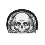 Cross Piston Mechanic Skull Print Coin Purse