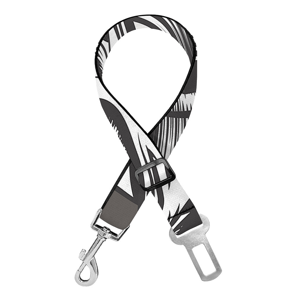 Cross Piston Mechanic Skull Print Dog Seat Belt