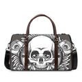 Cross Piston Mechanic Skull Print Duffel Bag