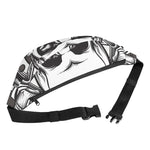 Cross Piston Mechanic Skull Print Fanny Pack