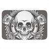 Cross Piston Mechanic Skull Print Indoor Door Mat