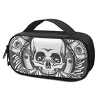 Cross Piston Mechanic Skull Print Insulin Cooler Travel Case