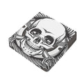 Cross Piston Mechanic Skull Print Outdoor Seat Cushion Cover