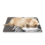 Cross Piston Mechanic Skull Print Pet Cooling Mat Cover