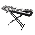 Cross Piston Mechanic Skull Print Piano Keyboard Cover