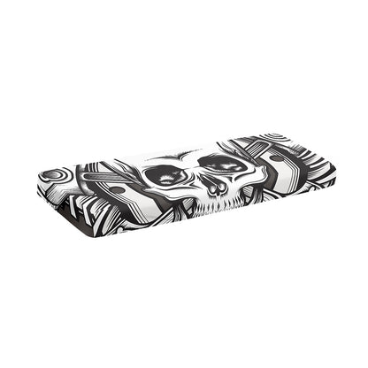 Cross Piston Mechanic Skull Print Piano Keyboard Cover