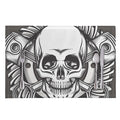Cross Piston Mechanic Skull Print Placemat