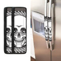 Cross Piston Mechanic Skull Print Refrigerator Handle Covers