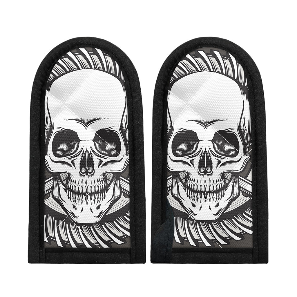 Cross Piston Mechanic Skull Print Skillet Handle Cover