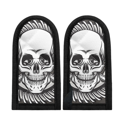 Cross Piston Mechanic Skull Print Skillet Handle Cover