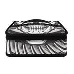 Cross Piston Mechanic Skull Print Small Lunch Bag