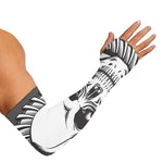 Cross Piston Mechanic Skull Print Sun Protection Arm Sleeves
