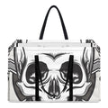 Cross Piston Mechanic Skull Print Utility Tote Bag
