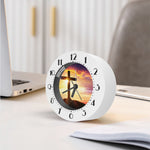 Crucifixion Of Jesus Christ Print Alarm Clock