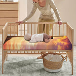 Crucifixion Of Jesus Christ Print Baby Crib Sheet