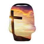 Crucifixion Of Jesus Christ Print Baby Seat Cover