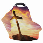 Crucifixion Of Jesus Christ Print Baby Seat Cover
