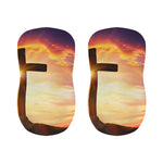 Crucifixion Of Jesus Christ Print Bar Stool Covers