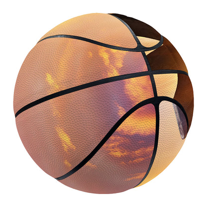 Crucifixion Of Jesus Christ Print Basketball