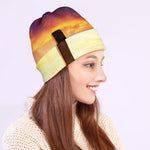 Crucifixion Of Jesus Christ Print Beanie