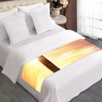 Crucifixion Of Jesus Christ Print Bed Runner