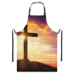 Crucifixion Of Jesus Christ Print Bib Apron With Pocket