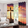 Crucifixion Of Jesus Christ Print Blackout Grommet Curtains