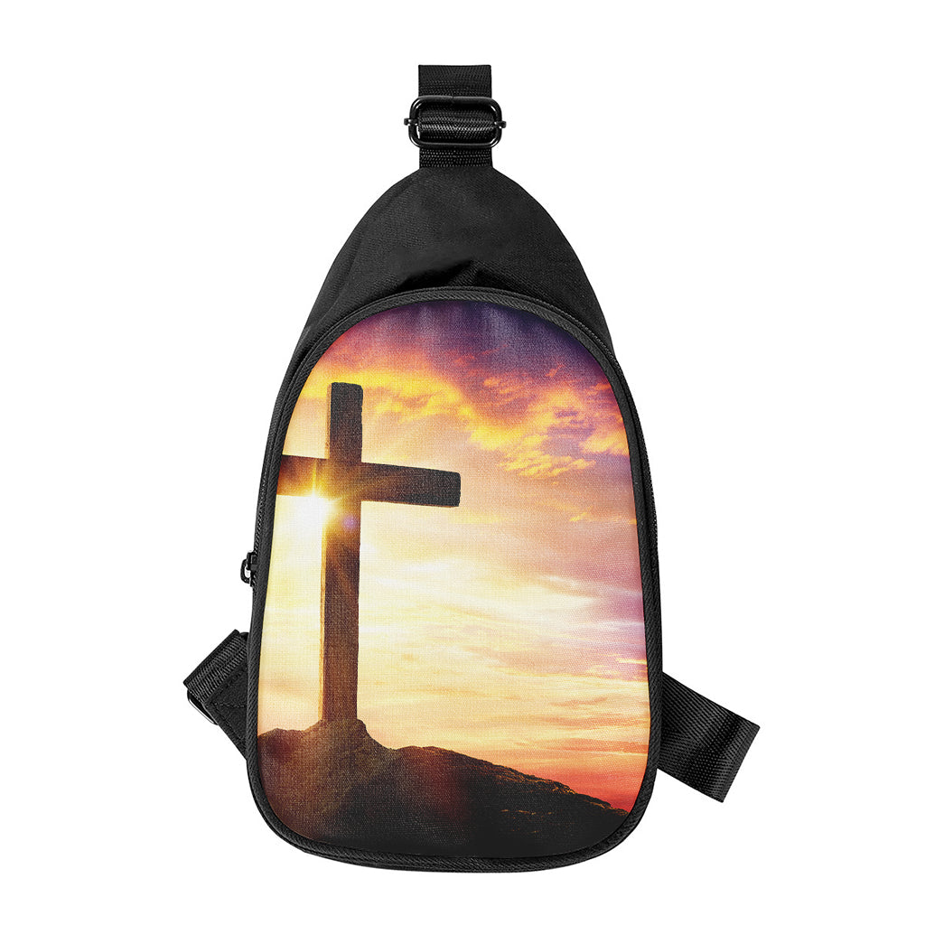 Crucifixion Of Jesus Christ Print Chest Bag