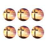 Crucifixion Of Jesus Christ Print Coaster Set