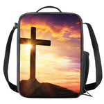 Crucifixion Of Jesus Christ Print Crossbody Lunch Bag