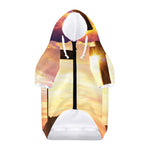 Crucifixion Of Jesus Christ Print Dog Zip Up Hoodie