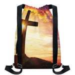 Crucifixion Of Jesus Christ Print Drawstring Backpack
