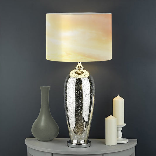 Crucifixion Of Jesus Christ Print Drum Lamp Shade