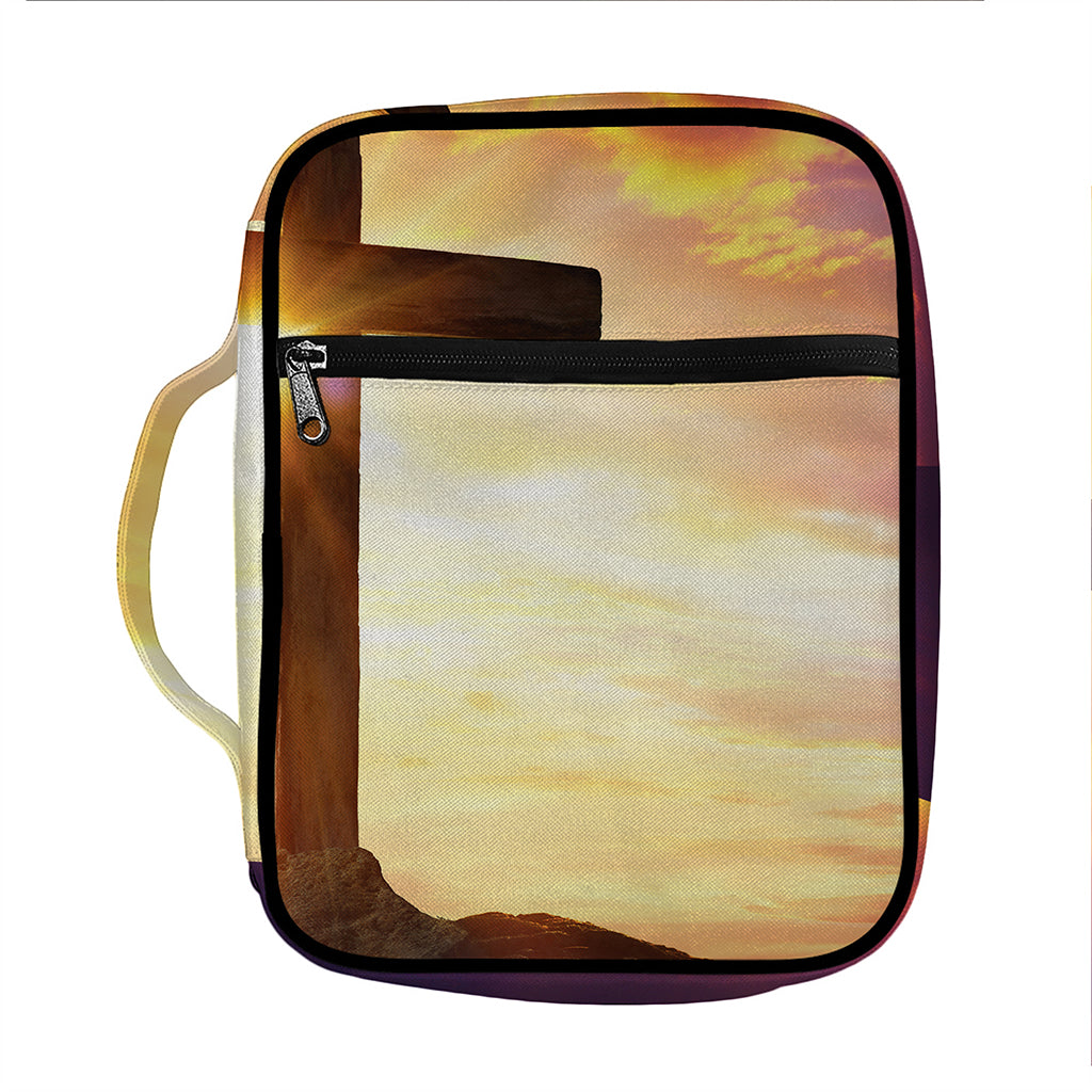 Crucifixion Of Jesus Christ Print Front Pocket Bible Bag