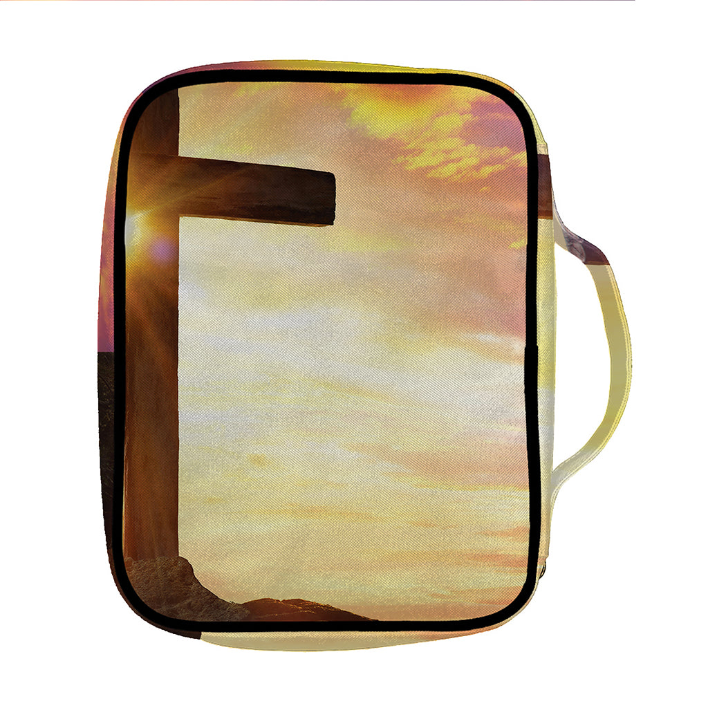 Crucifixion Of Jesus Christ Print Front Pocket Bible Bag