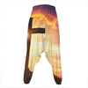 Crucifixion Of Jesus Christ Print Hammer Pants