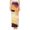 Crucifixion Of Jesus Christ Print High Slit Maxi Skirt